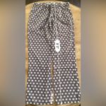 Aerie  Women’s Size Small Gray/White Polka‎ Dot Lounge Pants Photo 10