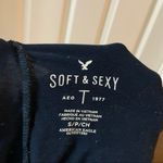 American Eagle AEO Navy Blue Soft & Sexy Crew Neck Shoet Sleeve Tee S Photo 1