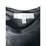 IRO Women Black Cold Shoulder Top Size XS Bherock Whipstitch Moto Blouse #G12-1 Photo 3