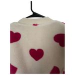 No Boundaries  Women Heart fleece Jacket - Cream‎ and Pink Photo 3