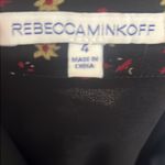 Rebecca Minkoff Rebecca mink off black floral midi skirt Photo 6
