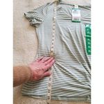 matty m  V-Neck Side Tie Light Olive Tee Short Sleeve Top  Women's Size XL Photo 7