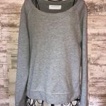 Everlane  Gray Crewneck Sweatshirt gray size medium long sleeve 90% cotton top​​​ Photo 1