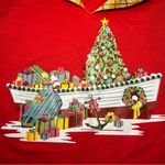 Heritage Charm Nautical Christmas‎ Sweater Women’s XL Colorful Holiday Party Top Red Photo 1
