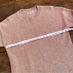 Reformation  Robin Cashmere Long Sleeve Knit Mini Dress in Tan Barely Beige Small Photo 2