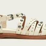 Frye NEW Andora Concho Studded Leather Sandals Photo 9