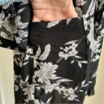 Spiritual Gangster Maya Floral Kimono Black Purple Gray Flower Open Robe OS Photo 10