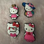 Hello Kitty and Friends Charm Pins - 4 Pack Decoration Charms, Clog Pin Photo 0