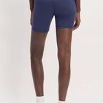 Everlane The Perform Bike Short Ocean Blue Navy Blue Bike Shorts Size XS Photo 4