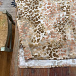 Women's Oddy Leopard Print Short Sleeve Tee One Size Brown Beige Photo 1