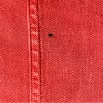 Free People  Women’s Size 26 Red Cowgirl Cropped Flare Jeans Photo 9