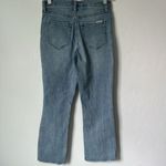 Ella Moss High Waist Crop Flare Distressed Blue Jeans Size 25 Photo 3