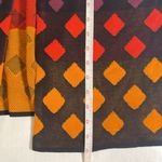 Misook ‎ Women's Colorblock Diamond Cardigan Sweater Black Geometric Long Line S Photo 12