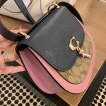 Coach Remi Saddle Bag In Colorblock Signature Canvas 2316 Photo 9