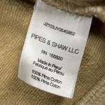 Veronica Beard  Analeigh Sweatshirt Womens Large Tan Puff Sleeves Pima Cotton Photo 6