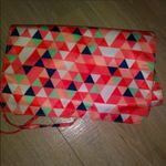 Soho London  New York geometric pattern makeup brush bag Photo 4