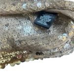 Bold Elements  silver sequins top 3/4 length bell sleeves Large Photo 5