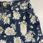 Show Me Your Mumu Daisy Duke Denim Floral Jean Shorts Size 25 Photo 5