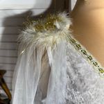 California Costumes Greek Goddess Angel Dress Sheer Crushed Velvet White/Gold 3X White Photo 7
