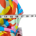 Lands End Swim Dress 16 Floral Tummy Control Surplice Wrap Chlorine Resistant Yellow Photo 9