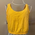 Forever 21 Yellow Cropped Tank Top Photo 0