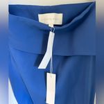 Michelle Mason NWT Wrap-effect satin-crepe midi skirt in Periwinkle - size 4 Photo 5