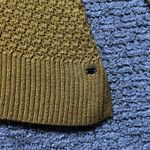 American Eagle Woman's XL Mustard Yellow Long Sleeve Knit Shirt Photo 2