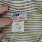 Vintage Avon Shirt Dress Women's 12 Button Front‎ Knee Length Short Skater Swing Tan Photo 7