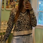 Boutique Sweater Cheetah Print Multi Photo 0