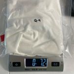 Athletic Works women’s white color stripe v-neck 3/4 sleeve active stretch shirt Photo 5