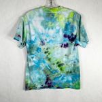 Eminem Small T Shirt Handmade Tie Dye Short Sleeve Green Blue Tee Rapper‎ 1507 Photo 1