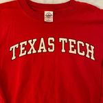 Delta Magnum Weight Red Long Sleeve Texas Tech Shirt Photo 1