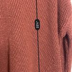 EXPRESS  v-neck burnt orange sweater Photo 4