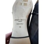 Jimmy Choo NIB Elisa Mesh Patent Leather Flat in Black Size 38 Photo 3