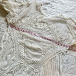 Free People Layered In Lace Swing Dress Tunic Ivory White Small Photo 4