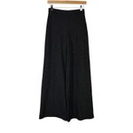 MAX STUDIO LONDON Polka Dot Wide Leg Pants Black White Women's XS Photo 3