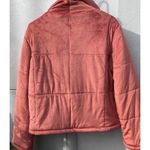 HYFVE  Women Copper Orange Bomber Side Zip Lined Cozy Puffer Jacket Sz L Photo 14
