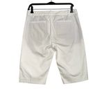 Vince Cotton Linen Blend White Bermuda Shorts 8 Photo 2