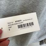 Fifteen Twenty NWT Champagne Sequin Contrast Knit Sweatshirt Grey Size Small Photo 5