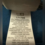 Anthropologie Shirt Womens Medium Blue Boat Neck Ruffle Short Sleeve Tee, Dolan Photo 4