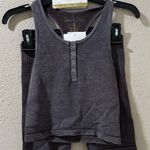 Gypsies & Moondust Waffle Knit Seamless Henley Tank & Shorts Set  Photo 0
