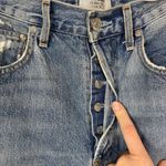 AGOLDE Women's 27 90s Mid Rise Loose Fit Distressed Light Wash Button Fly Jeans Photo 6