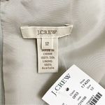 J.Crew NWT Silk Taffeta Special Occasion Clementine Dress Taupe Women's Size 12 Photo 11