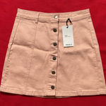 Forever 21  Dusty Pink Women’s Medium Denim Collection Mini Skirt - NWT Photo 0