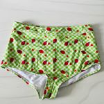 Unique Vintage Gingham & Ladybug Print Ruched & Ready Swim Bottom- Size L- NWT Photo 1