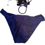 Victoria's Secret  VS Blue Chain 2 Piece Bikini Size Small Photo 5