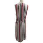 Old Navy  Women Size Small Striped Dress Button Front Summer Linen 2-726 Photo 4