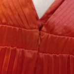 Sincerely Jules  Size Extra Small XS Pink Shiny Dress Deep V Cut NWOT Summer Photo 8