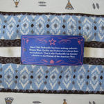 NWT Cream Print Western Blouse Top M Blue Size M Photo 7