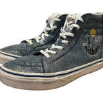 Vans X Harry Potter Unisex SK8 HI ZIP HOGWARTS METALLIC Sparkle Castle Size 2.5 Photo 0